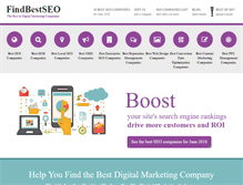 Tablet Screenshot of findbestseo.com